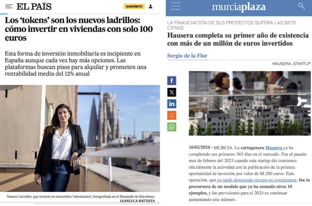 Hausera en los medios